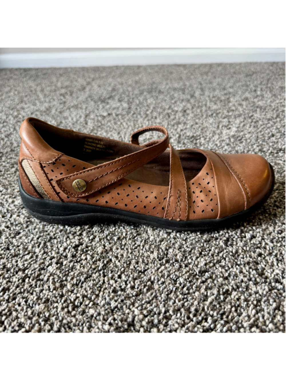 Women's Earth Galilei Almond Multi Calf Leather Mary Jane Size 7.5 - Picture 5 of 12